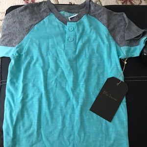 Copper denim brand boys size 6 short sleeve shirt